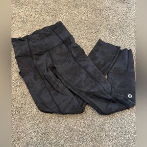 Lululemon cropped fast and free leggings